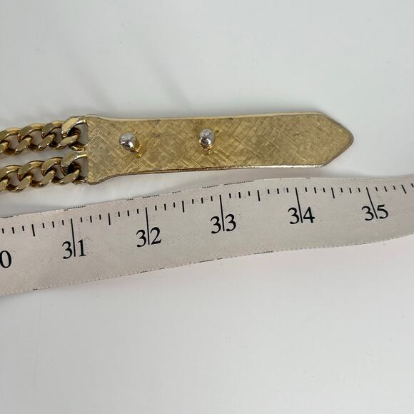 80s Accessocraft gold chain belt 1980s vintage